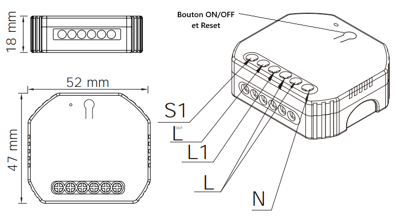 Présentation du micromodule contact sec 10A WiFi Moes WRM-104-MS